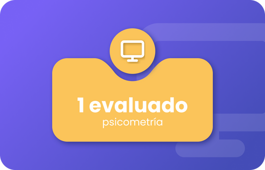 1 Evaluado | 1 Crédito de Evaluación Psicométrica | Recluta y Desarrolla Talento Basado en Datos